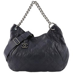 Chanel Coco Pleats Hobo Crossbody