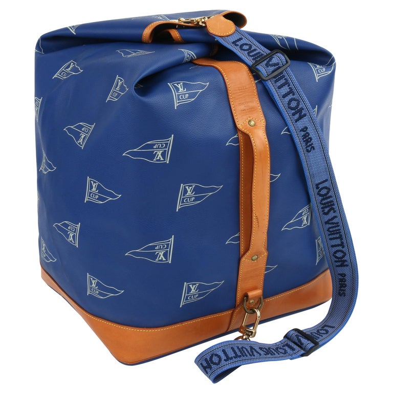 Louis Vuitton LV Cup Blue Keepall 45 Duffle Bag 862938