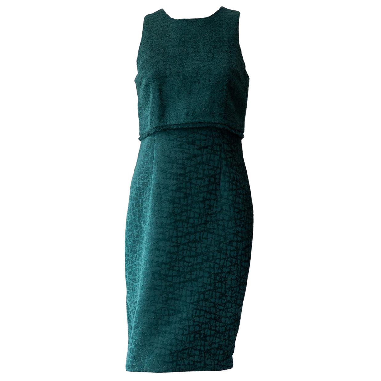 Karl Lagerfeld Emerald Shift Day Dress Size 2