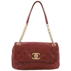 Chanel Retro Chain Flap Bag Quilted Leather Medium