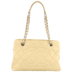 Chanel Timeless Classic Shopping Tote Quilted Caviar Large