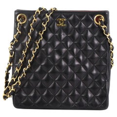Chanel Vintage Chain Tote Quilted Lambskin Mini