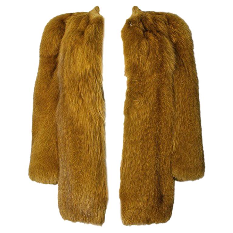 Yves Saint Laurent 1971 “Scandal” Chubby Fur Short Coat