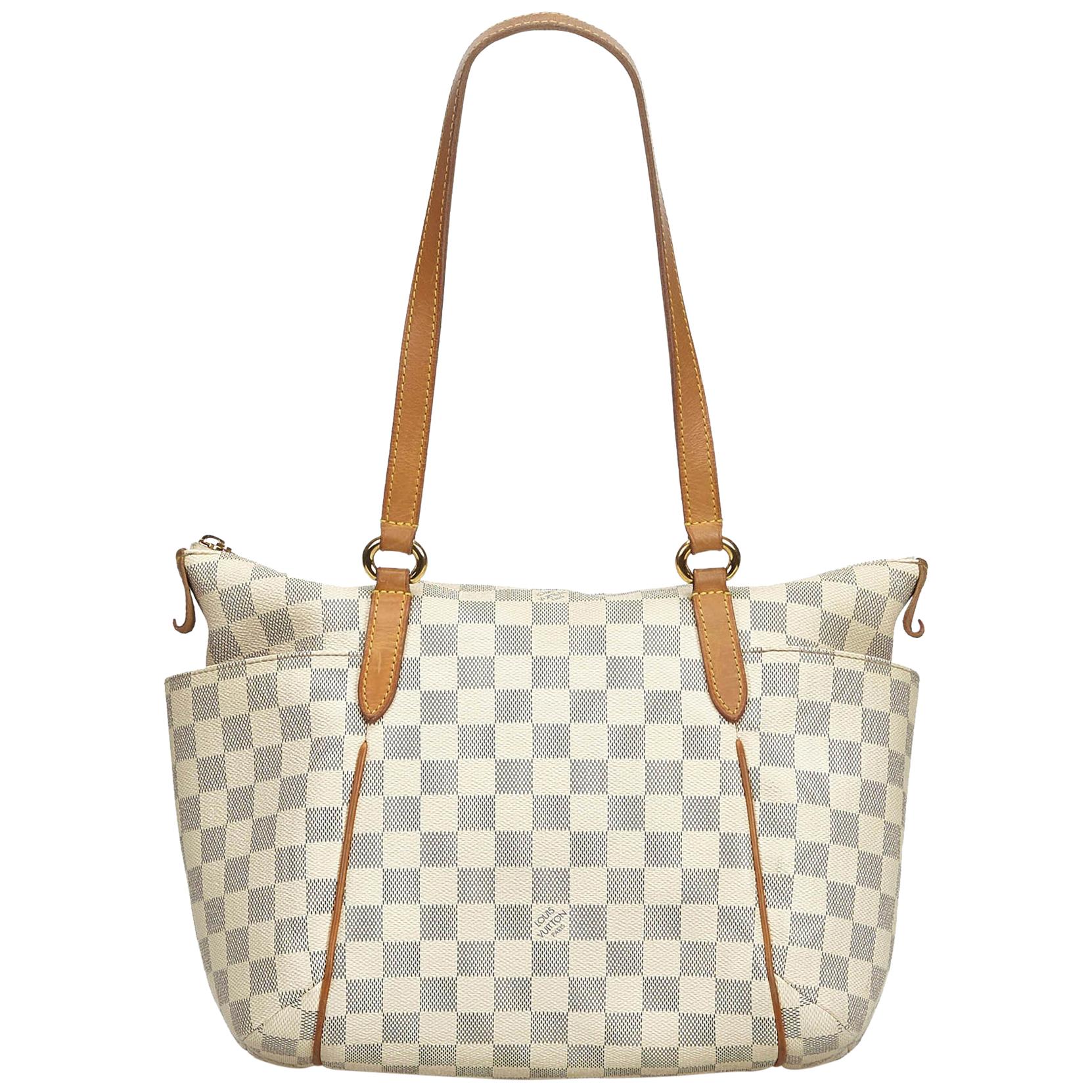 Louis Vuitton White Damier Azur Totally PM For Sale