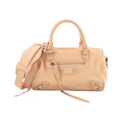 Balenciaga Twiggy Covered Giant Studs Handbag Leather Mini