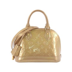 Used Louis Vuitton Alma Handbag Monogram Vernis BB