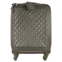 Chanel Coco Case Rolling Trolley Quilted Caviar