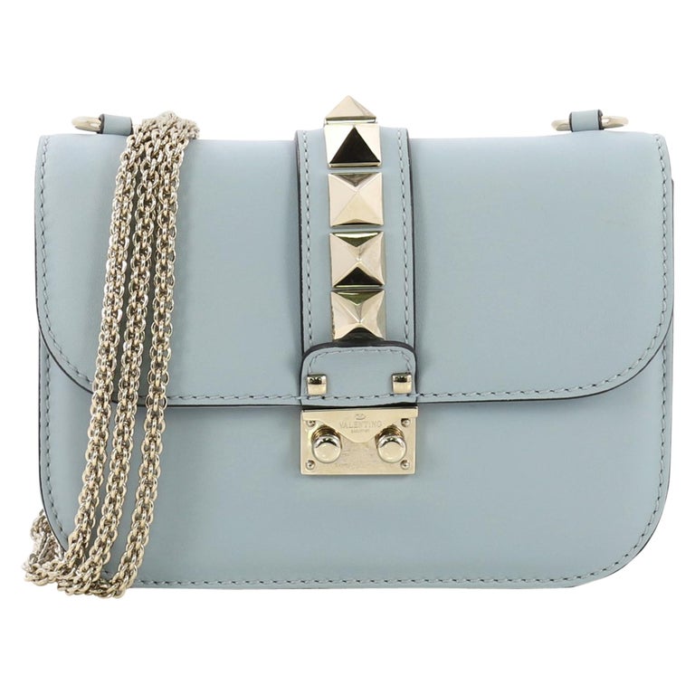 Valentino Glam Lock Shoulder Bag Leather Small at 1stDibs