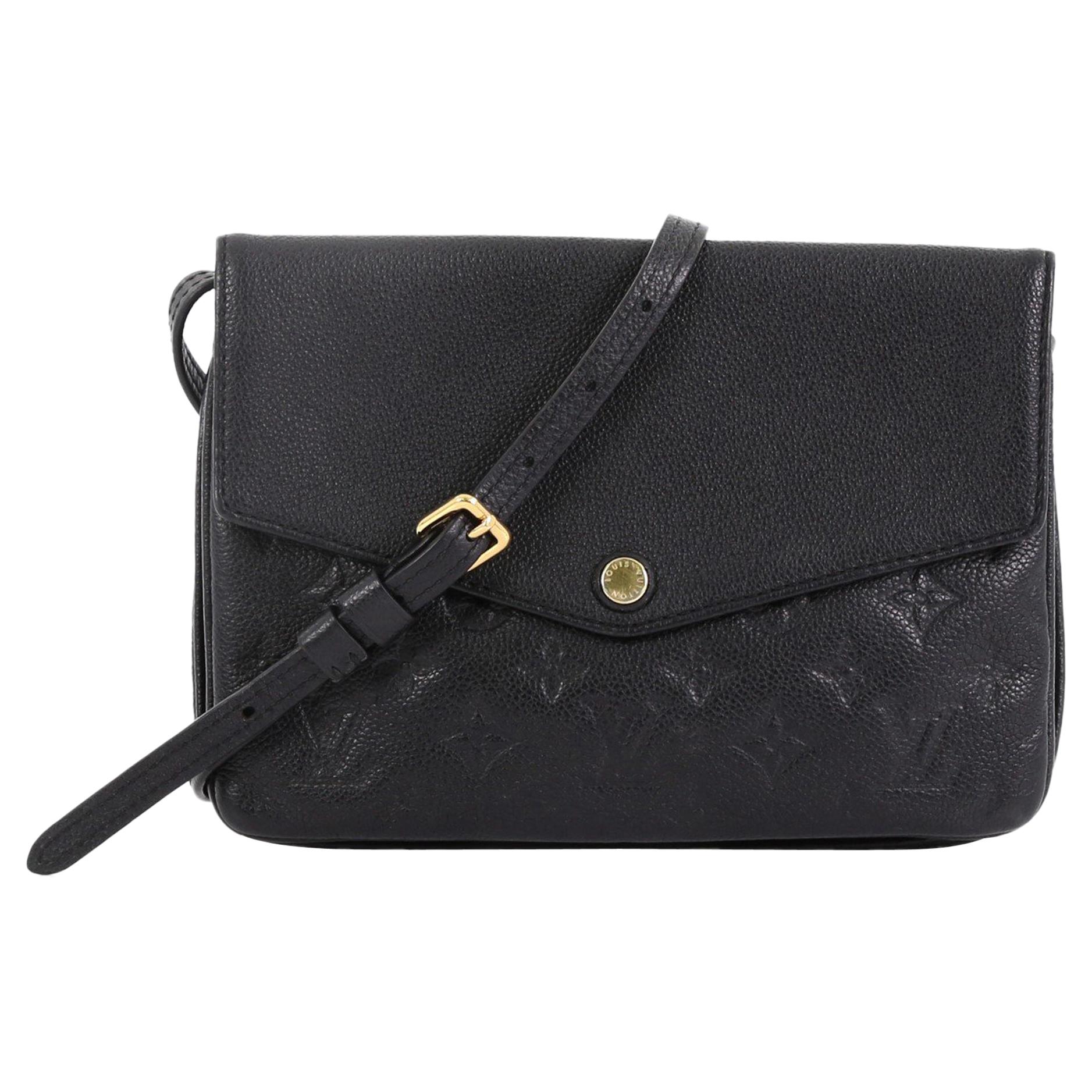 Louis Vuitton Twice Handbag Monogram Empreinte Leather at 1stDibs  louis vuitton  empreinte twice black, louis vuitton pochette metis