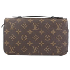 Louis Vuitton Zippy Wallet Macassar Monogram Canvas XL