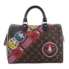 Louis Vuitton Speedy Handbag Limited Edition Kabuki Monogram Canvas 30