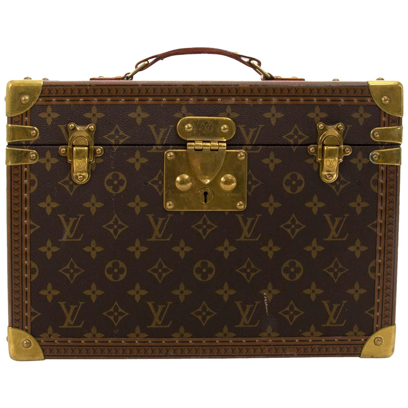 Louis Vuitton Vintage Monogram Travel Trunk Case