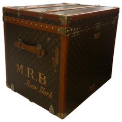 Vintage Louis Vuitton M.R.B. New York Wardrobe Trunk