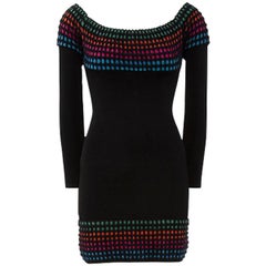 Vintage Alaia Knit Fitted Dress