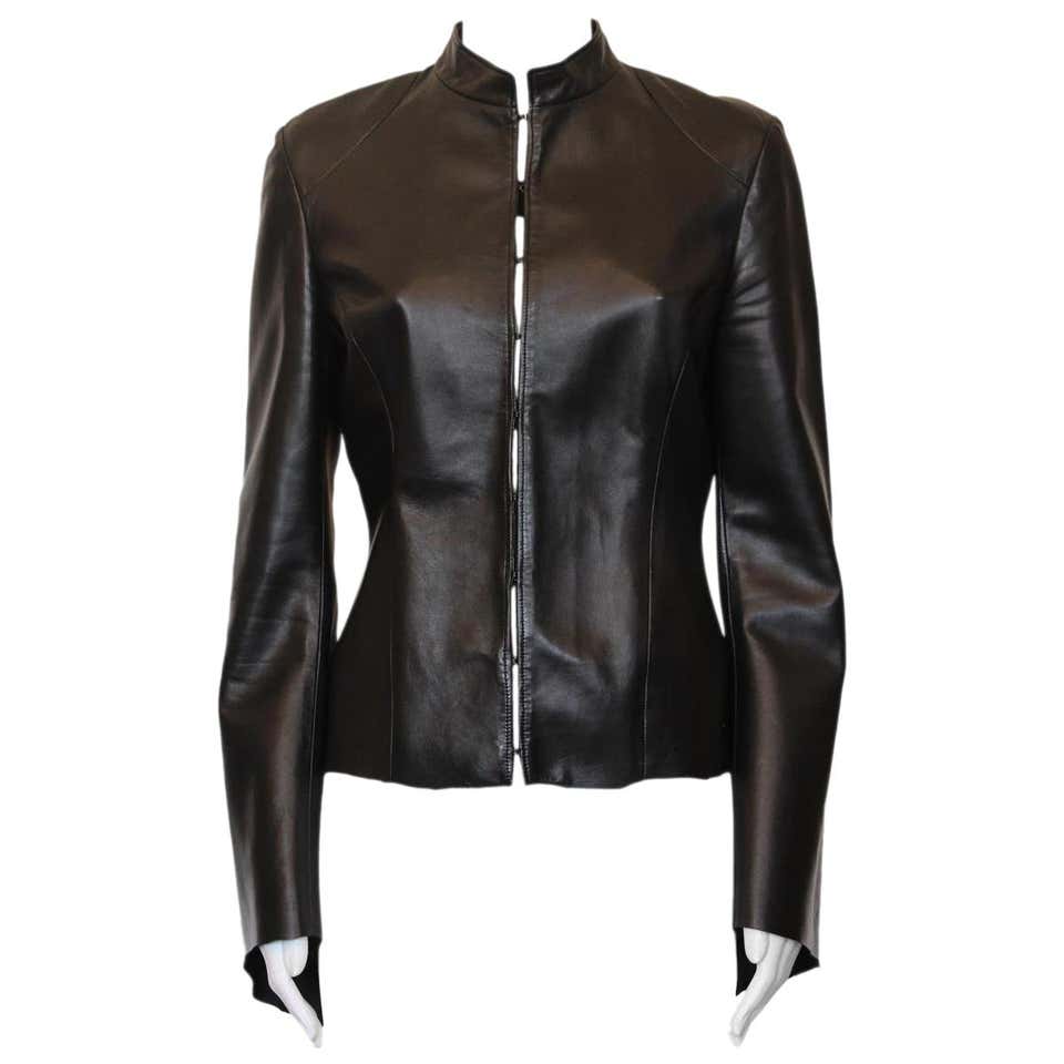 Ruffo Research Italy Nappa Jacket IT42 at 1stDibs | ruffo leather italy
