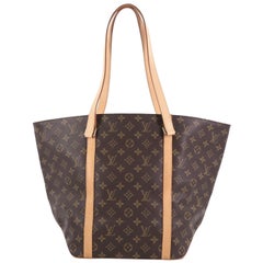 Louis Vuitton Shopping Sac Handbag Monogram Canvas MM