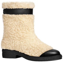 Chanel Shearling Short Boots 