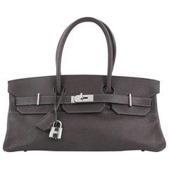 Hermes Birkin JPG Handbag Graphite Clemence with Palladium Hardware 42
