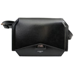 Givenchy Black Leather Bow Cut Bag