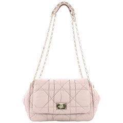 Christian Dior Milly La Foret Handbag Cannage Quilt Lambskin Medium