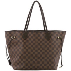 Used  Louis Vuitton Neverfull Tote Damier MM