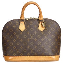 Retro Louis Vuitton Brown Monogram Alma PM