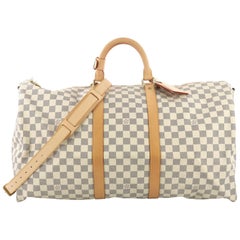 Louis Vuitton Keepall Bandouliere Bag Damier 55