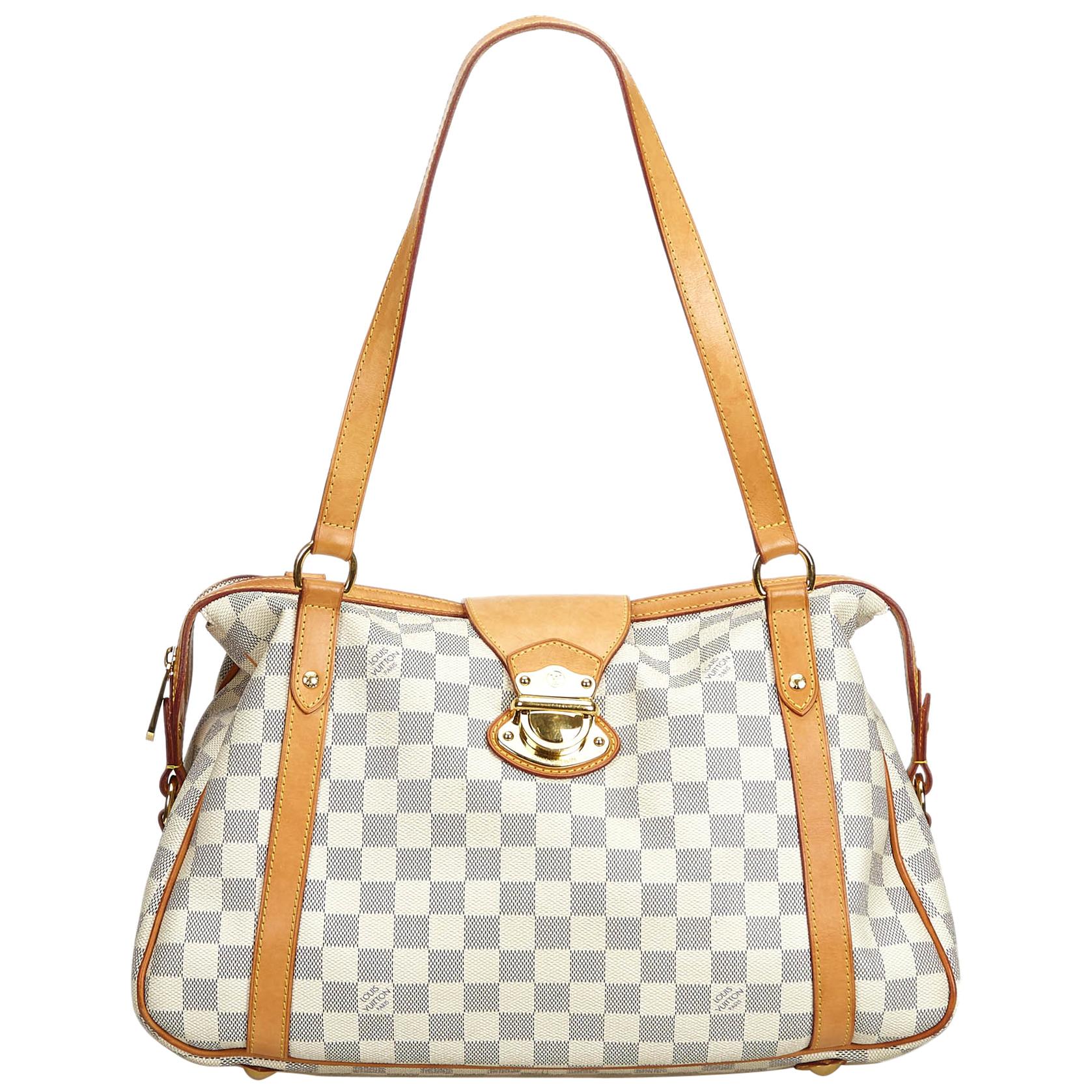 Louis Vuitton White Damier Azur Stresa PM For Sale