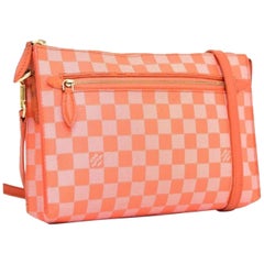 Louis Vuitton (Ultra Rare) Damier Couleur Piment Modul 228733 Orange Coated Canv