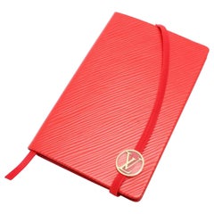 Louis Vuitton Red Epi Notepad 224345