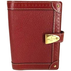 Louis Vuitton Red Partenaire Suhali Agenda 221811