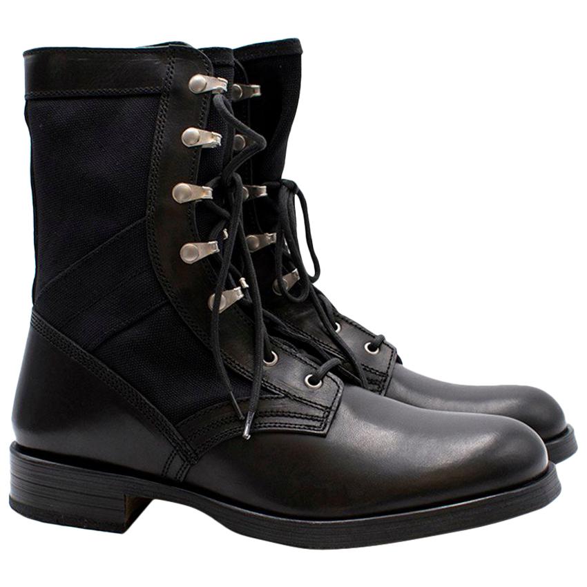 Versace Men's Lace Up Stivaletto Boots US 11.5 at 1stDibs | versace ...