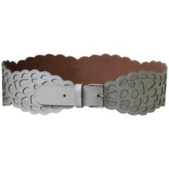 Azzedine Alaïa Cutout Leather Waist Belt 