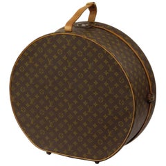 LOUIS VUITTON Brown Canvas Hat Box – Labels Luxury