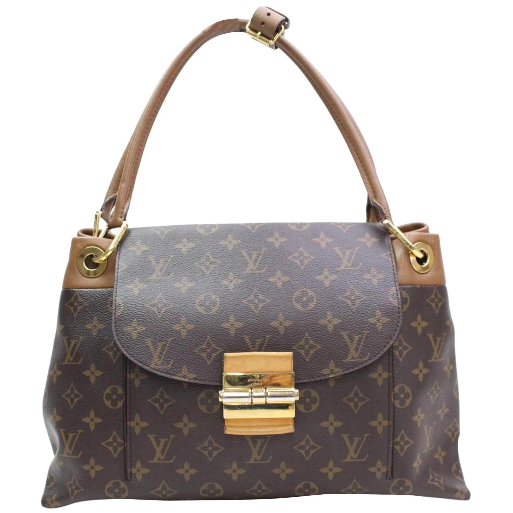 Louis Vuitton Olympe Monogram Havane 868050 Brown Coated Canvas Shoulder Bag For Sale