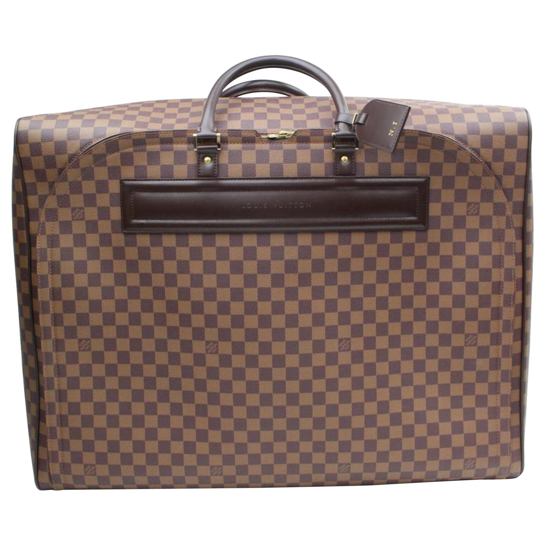 Louis Vuitton Nolita Jumbo Damier Ebene Gm 869301 Canvas Weekend/Travel Bag For Sale