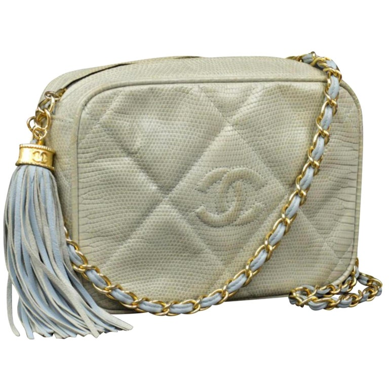Chanel Lizard Tassel Bag