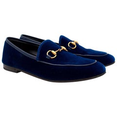Gucci Jordaan Velvet Loafers US 5.5