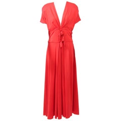 Kathryn Dianos - Robe longue rouge