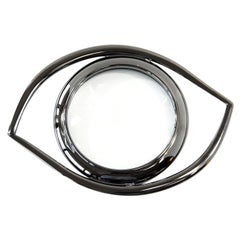 Hermes Magnifying Glass / Paperweight Eye of Cleopatra Ruthenium