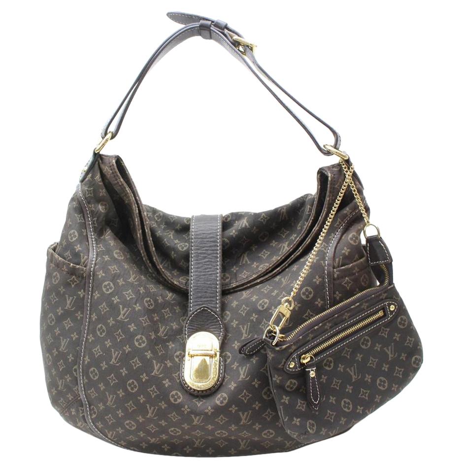 Louis Vuitton Romance Ebene Mini Lin Hobo with Pouch 869487 Shoulder Bag For Sale