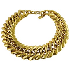 laurent saint necklaces yves necklace link ysl chain jewelry