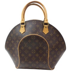 Louis Vuitton Ellipse Monogram Mm Bowler 868729 Brown Coated Canvas Satchel