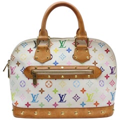 Louis Vuitton Monogram Multicolor Alma White 526980