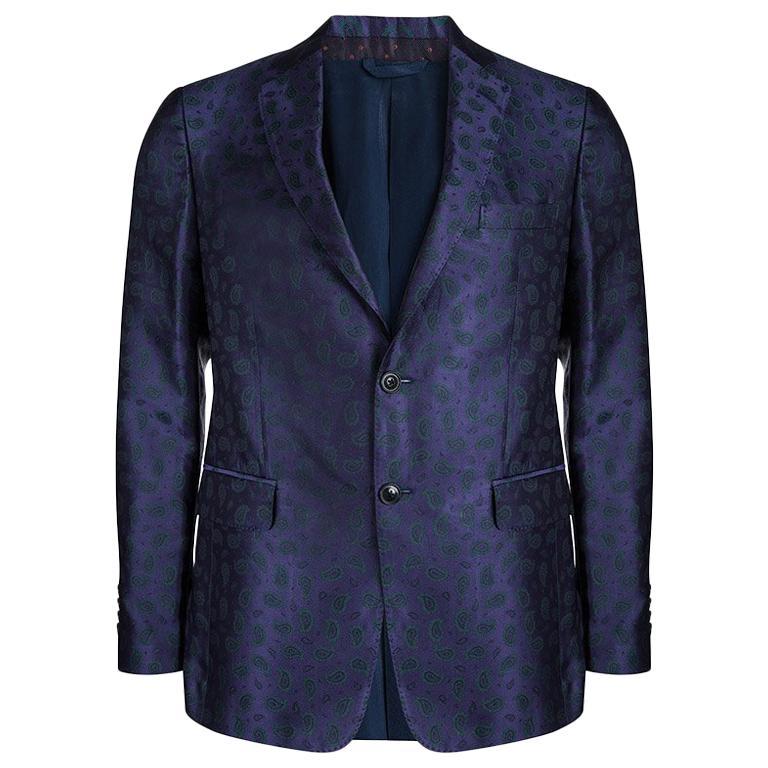 purple paisley sport coat