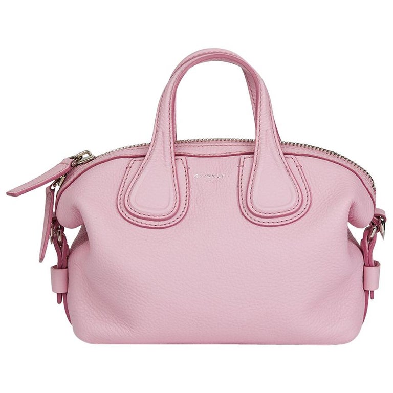2017 Givenchy Pink Calfskin Leather Micro Nightingale at 1stDibs