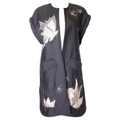 Vintage Silk Long Waistcoat by Tina