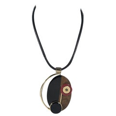 Multicolor Marni Circular Statement Necklace