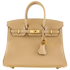 Hermès Trench Swift Leather 25 cm Birkin Bag