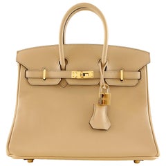 Hermès Trench Swift Leder 25 cm Birkin Bag